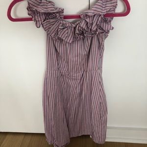 WAYF Striped Mini dress